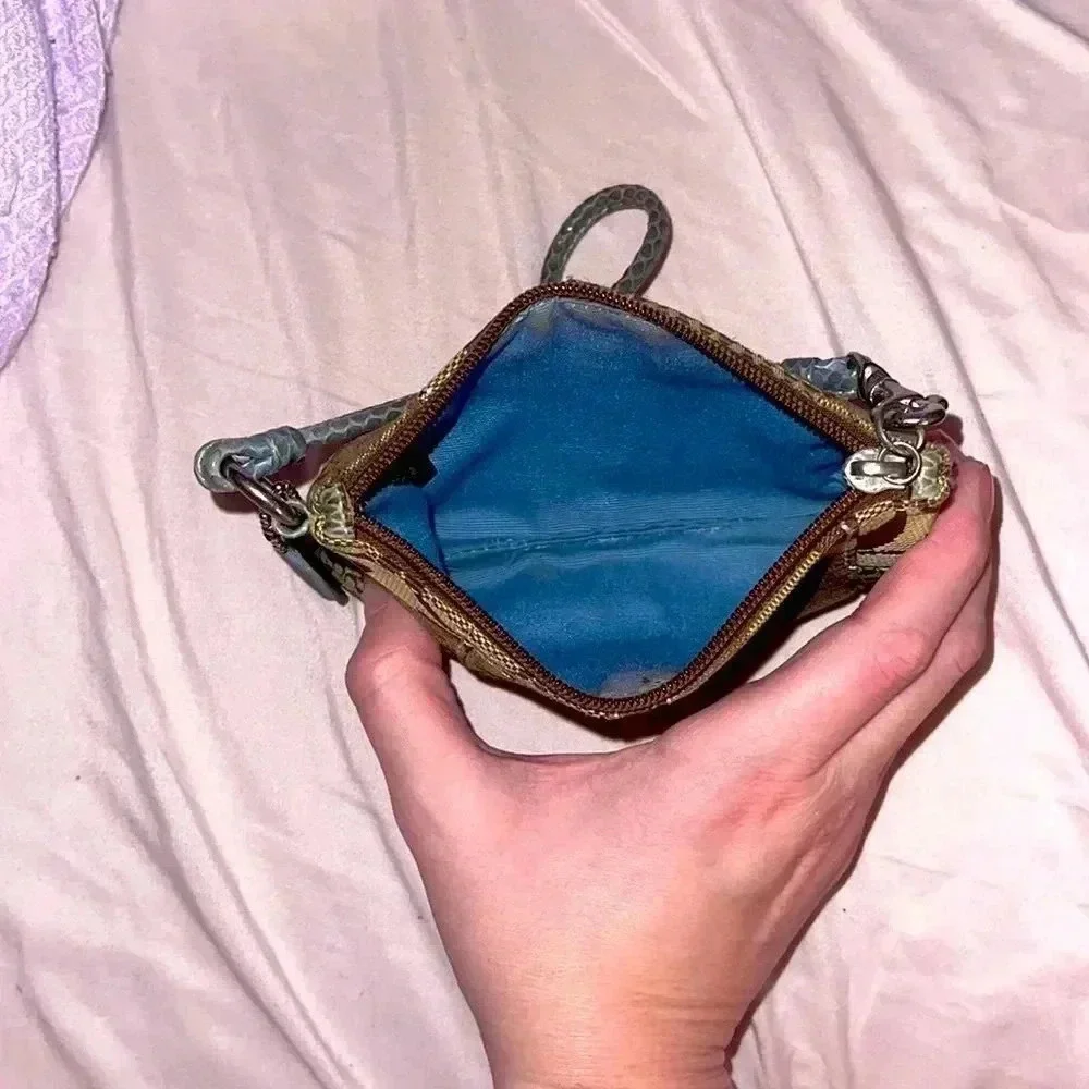 Like new Coach signature C patchwork wristlet! - Picture 5 of 5